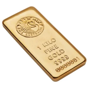 The Perth Mint 1kg .9999 Gold Cast Bar