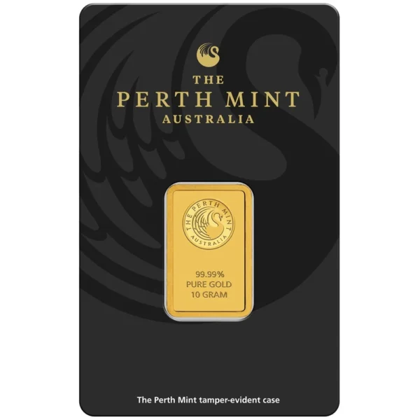 Perth Mint 10g .9999 Minted Gold Bar - Image 3