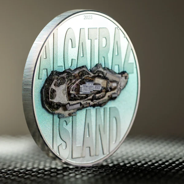 2023 $20 Alcatraz Island 3oz Silver Proof Coloured Coin - Image 3