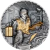 2023 $20 Steampunk Science Lab 3oz Silver Coin - Reverse View