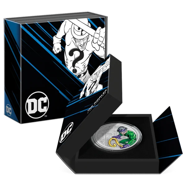 2023 $5 The Riddler – DC Comics Villains 3oz Silver Proof Coin