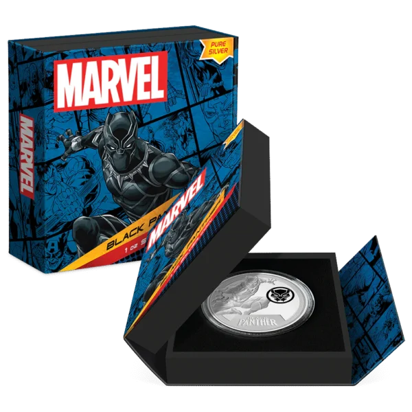 2023 $2 Marvel Black Panther 1oz Silver Coin