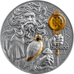 2024 $5 Dazhbog - Divine Faces of the Sun 3oz Silver Coin