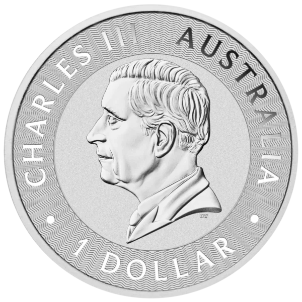 2024 Kangaroo 1oz .9999 Silver Perth Mint Round - Image 2