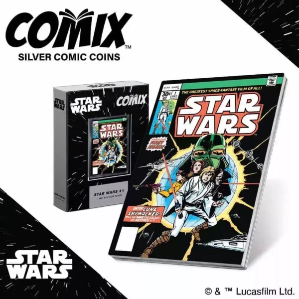 2024 Star Wars #1 Comix 1oz Silver Proof Coin - Overview