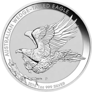 2015 $1 Australian Wedge-Tailed Eagle 1oz Silver Proof High Relief Coin
