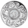 2024 $2 Double Dragon With Mother Of Pearl 2oz Silver Proof Coin - Image 2