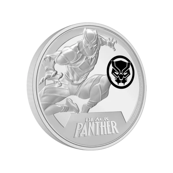 2023 $2 Marvel Black Panther 1oz Silver Coin - Image 3