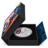 2023 $2 Captain America 1oz Silver Proof Coloured Coin - Image 3