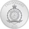 2023 $2 Captain America 1oz Silver Proof Coloured Coin - Image 2