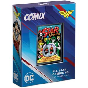 2023 $2 All-Stars Comics #8 - DC COMIX 1oz Silver Coin