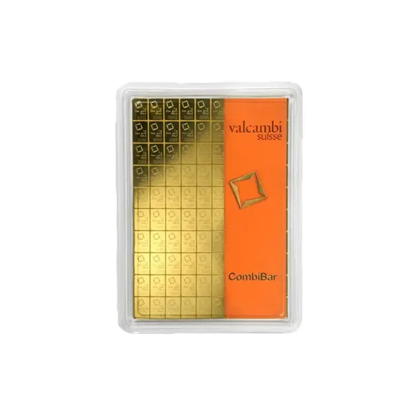 Valcambi 999.9 Gold Bar 100 x 1.00g CombiBar (Multicard)