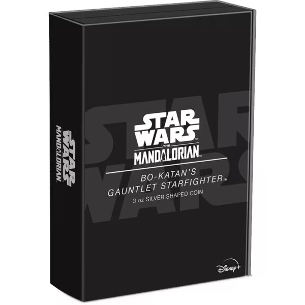 2023 $10 Bo-Katan’s Gauntlet Starfighter – The Mandalorian 3oz Silver Coin - Image 5