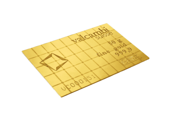 Valcambi 999.9 Gold Bar 50 x 1.00g CombiBar (Multicard) - Image 3