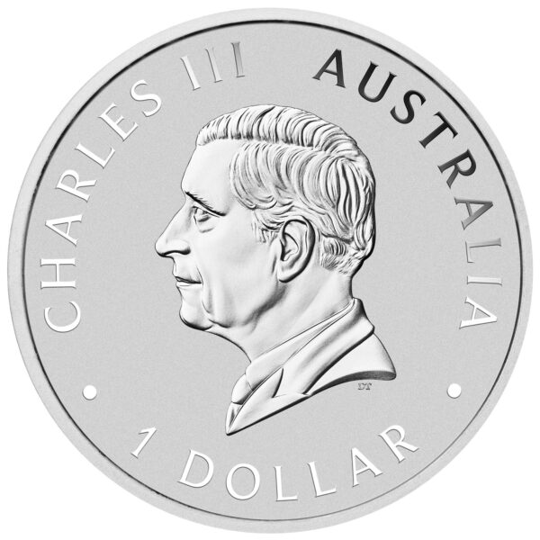 2024 $1 Australian Wedge-tailed Eagle 10th Anniversary 1oz Silver Bullion Round - Image 2