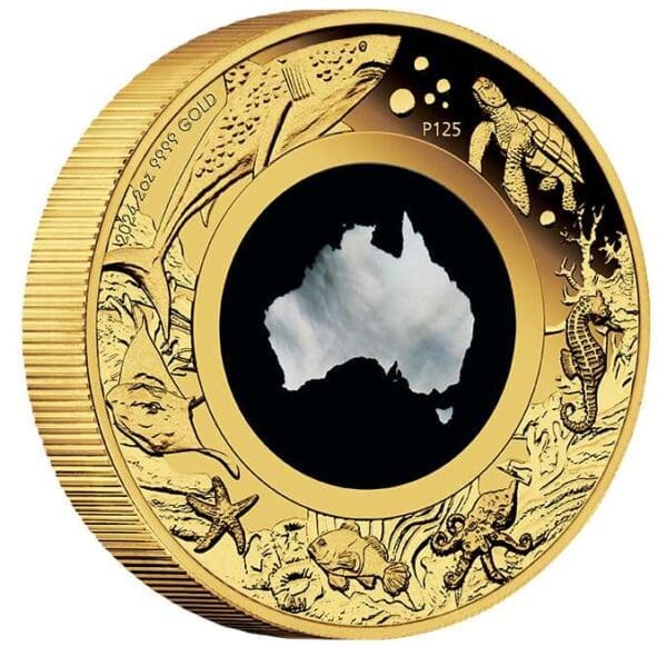 2024 $200 Great Southern Land 2oz Gold Proof Mother of Pearl Coin - Image 3