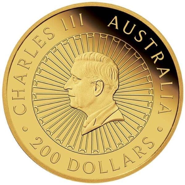 2024 $200 Great Southern Land 2oz Gold Proof Mother of Pearl Coin - Image 4