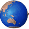 2022 $5 Blue Marble Endangered Meteorite Rose Gold 3oz Silver Coin