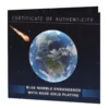 2022 $5 Blue Marble Endangered Meteorite Rose Gold 3oz Silver Coin - Image 8