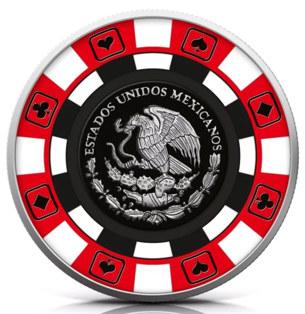 2023 Poker Chip Edition 1oz Silver Mexico Libertad Coin - Image 2