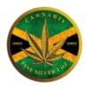 2024 Cannabis - Jamaica Flag 1oz Gilded Colourised Silver Coin