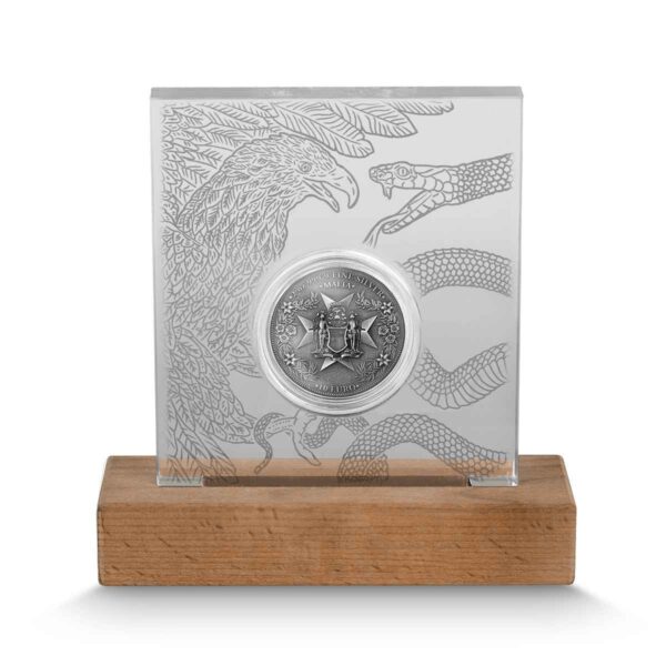 2024 €10 Malta Golden Eagle 2oz Silver BU High Relief – Limited Edition Coin - Image 10