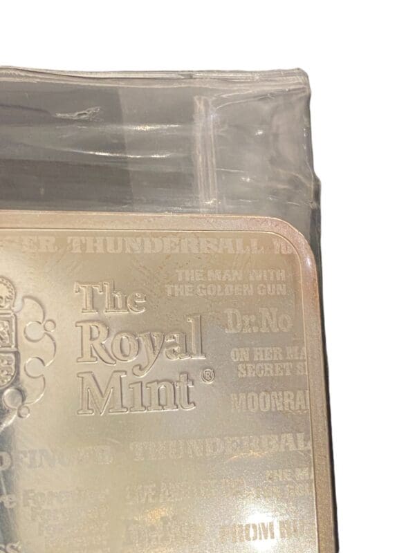Buyback: 10oz .9999 Fine Silver Minted Bar - 007 No Time to Die The Royal Mint - Image 3