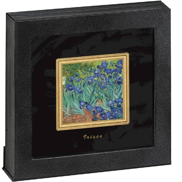 2023 $2 Vincent Van Gogh Irises 2oz Silver Proof Coin - Image 3