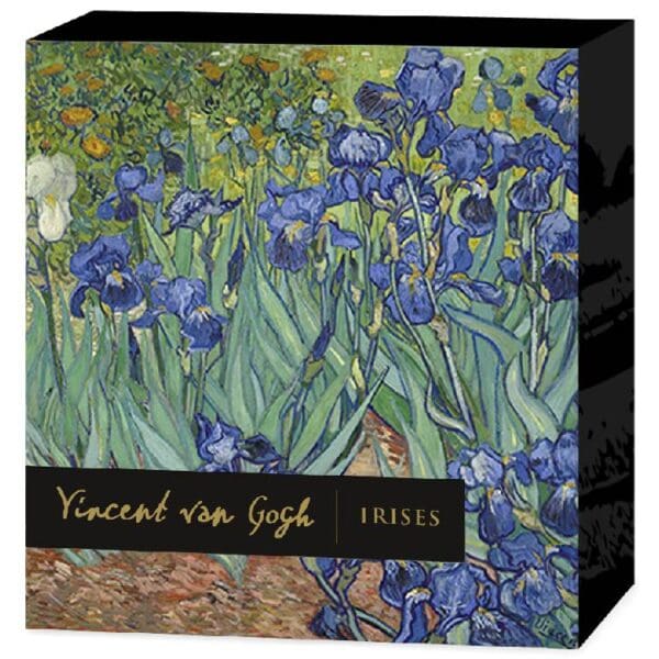 2023 $2 Vincent Van Gogh Irises 2oz Silver Proof Coin - Image 4