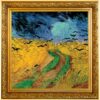 2023 $1 Vincent Van Gogh - Wheatfield With Crows 1oz Silver Proof Gilded Coin
