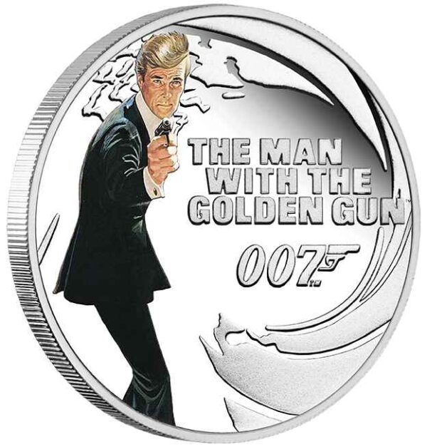 James Bond Roger Moore Silver Proof Eight-Coin Collection - Image 17