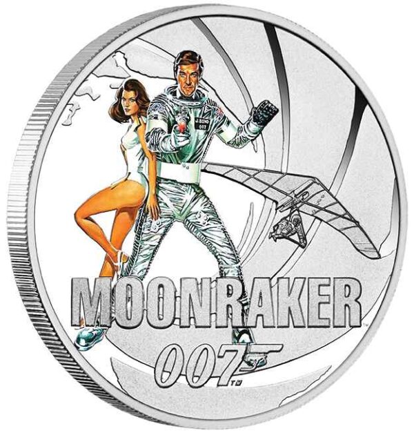 James Bond Roger Moore Silver Proof Eight-Coin Collection - Image 16