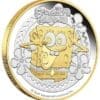 2024 $2 SpongeBob SquarePants 2oz Silver Proof Gilded Pineapple Coin - Image 2