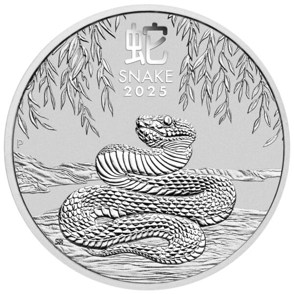 2025 2oz Silver Year of the Snake Perth Mint Coin