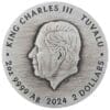 2024 $2 TMNT 40th Anniversary 2oz Silver Antiqued Coloured Coin - Image 3
