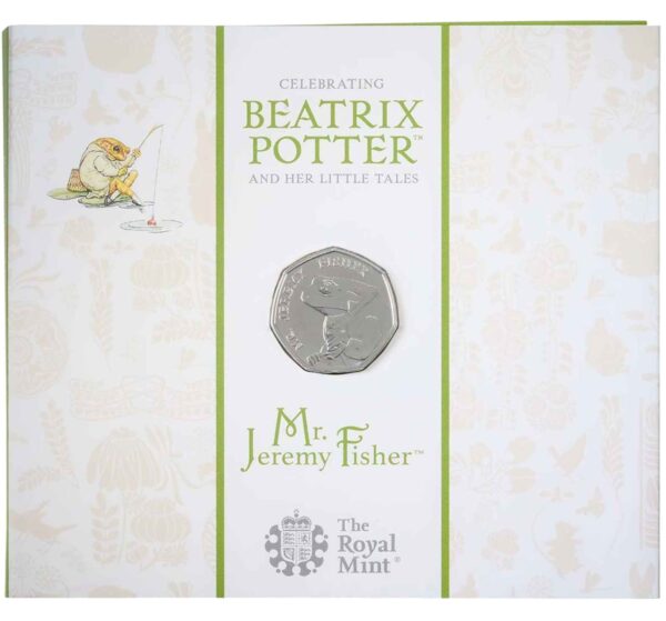 2017 £0.50 Beatrix Potter Jeremy Fisher Coin