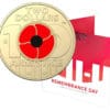 2018 $2 Armistice Centenary Remembrance Day C Mint Mark Coin On Card
