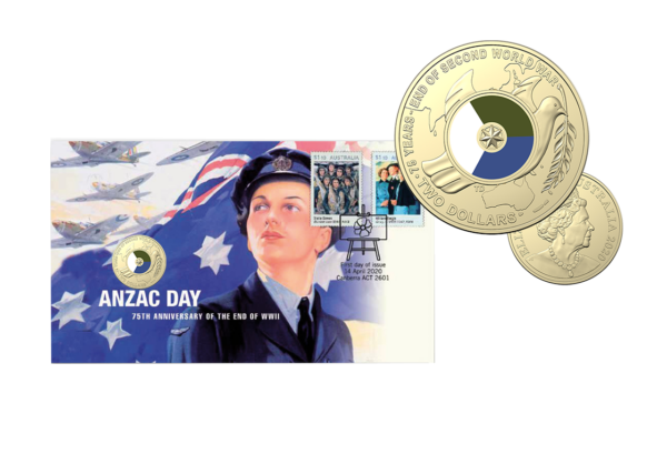 2020 $2 75th Anniversary of the End of WWII - Anzac Day PNC - Image 2