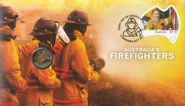 2020 $2 Australia's Firefighters Coloured PNC