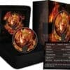 2020 Burning Rhino 1oz Silver Coloured Ruthenium South Africa Coin - Image 2