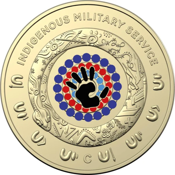 2021 $2 Indigenous Services - Defending Our Country C Mint Mark Coin On Card - Image 2