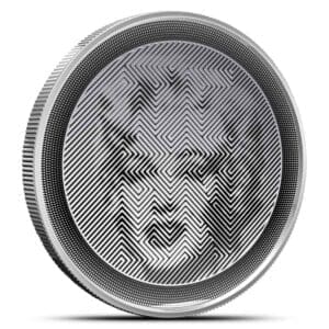 2022 $2 Marilyn Monroe Icons Of Inspiration 1oz .999 Fine Silver Prooflike Coin