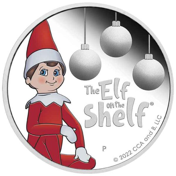 2022 The Elf on the Shelf 1/2oz Silver Proof Perth Mint Coin - Image 3