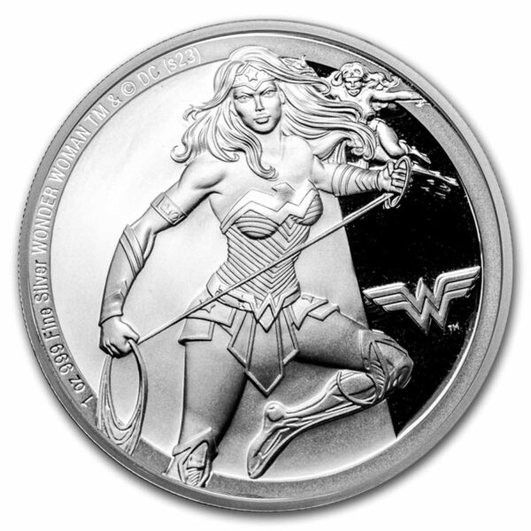 2023 $2 DC Classics Wonder Woman 1oz Silver Coin