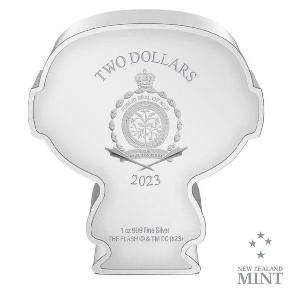 2023 $2 Warner Bros The Flash Chibi 1oz Silver Coin - Image 2