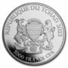 2023 Goddess Europa 5000 Francs CFA 1oz Silver Tokelau Coin - Image 2