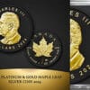 2024 $5 Canada Maple Leaf Charles III Gold & Black Platinum 1oz Silver Coin - Image 5