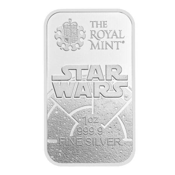 2024 Dark Side Star Wars 1oz Silver Minted Bullion Bar