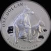 2011 $1 Kangaroo Series 1oz Silver Frosted Allied Rock Wallaby Coin - Image 2