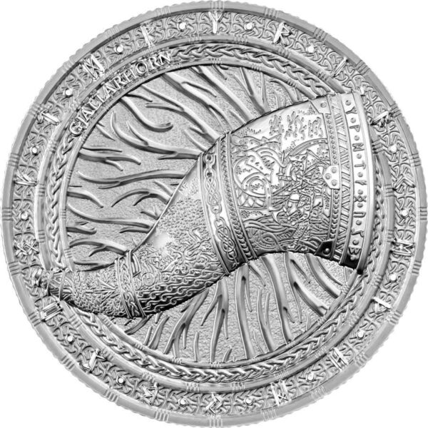 2024 Artefacts: Gjallarhorn 1oz Silver BU Coin